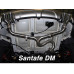 jun b.l twin rear muffler kit hyundai santa fe dm 2012-15